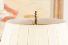French 1820s Porcelain Oil Lamp Transformed into a Table Lamp Wired for the US - 3485432