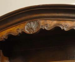 French 1820s Walnut Restoration Vaisselier from Bresse with Burl Wood Panels - 3415016