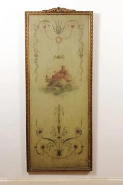 French 1850s Napol on III Framed Architectural Panel with Allegory of the Arts - 3472562
