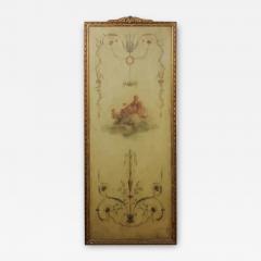 French 1850s Napol on III Framed Architectural Panel with Allegory of the Arts - 3479187