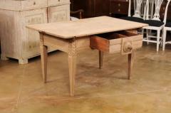 French 1850s Napol on III Period Center Table with Carved Motifs and Drawer - 3509366