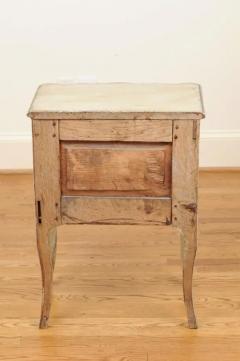 French 1880s Rococo Style Three Drawer Bedside Chest with Serpentine Front - 3461790