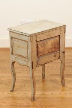 French 1880s Rococo Style Three Drawer Bedside Chest with Serpentine Front - 3461799
