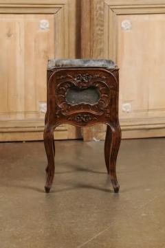 French 1890s Rococo Revival Walnut Planter with Rocailles and Floral Motifs - 3485450