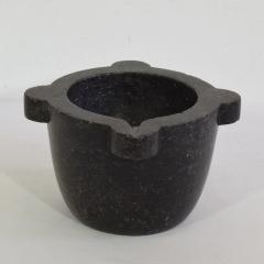 French 18th 19th Century Black Marble Mortar - 4115682