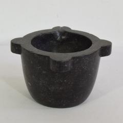 French 18th 19th Century Black Marble Mortar - 4115752