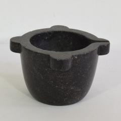 French 18th 19th Century Black Marble Mortar - 4115759