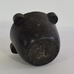 French 18th 19th Century Black Marble Mortar - 4115815