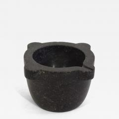French 18th 19th Century Black Marble Mortar - 4187818