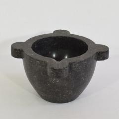 French 18th 19th Century Black Marble Mortar - 4115900