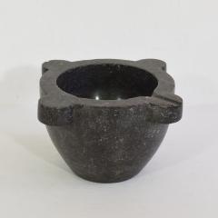 French 18th 19th Century Black Marble Mortar - 4115904