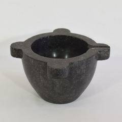 French 18th 19th Century Black Marble Mortar - 4115996