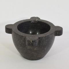 French 18th 19th Century Black Marble Mortar - 4116003