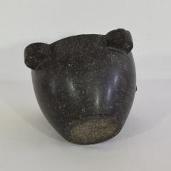 French 18th 19th Century Black Marble Mortar - 4116071