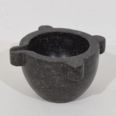 French 18th 19th Century Black Marble Mortar - 4116235