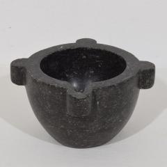 French 18th 19th Century Black Marble Mortar - 4116236