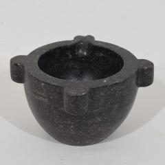 French 18th 19th Century Black Marble Mortar - 4116243