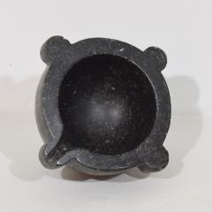 French 18th 19th Century Black Marble Mortar - 4116307