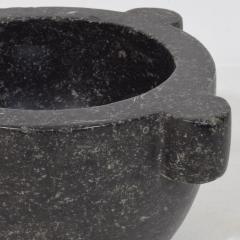 French 18th 19th Century Black Marble Mortar - 4116317