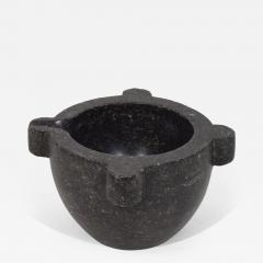 French 18th 19th Century Black Marble Mortar - 4457766