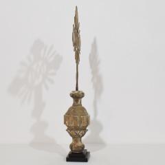 French 18th Century Baroque Gilded Metal Procession Cross - 4108969