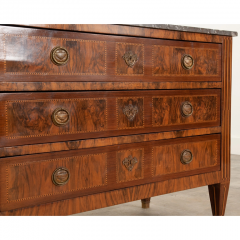 French 18th Century Burl Marble top Commode - 2968015