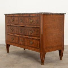 French 18th Century Burl Marble top Commode - 2968024