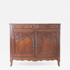 French 18th Century Carved Oak Buffet - 1308566