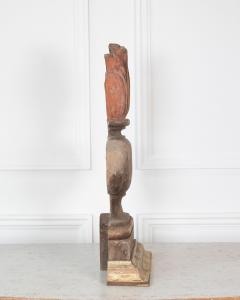 French 18th Century Carved Wood Fire Pot - 4736969