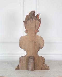 French 18th Century Carved Wood Fire Pot - 4736972