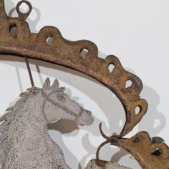 French 18th Century Forged Iron Folk Art Baroque Tavern Sign - 4109185