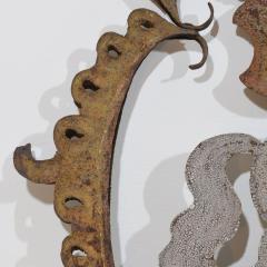 French 18th Century Forged Iron Folk Art Baroque Tavern Sign - 4109186