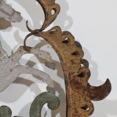 French 18th Century Forged Iron Folk Art Baroque Tavern Sign - 4109188