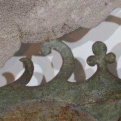 French 18th Century Forged Iron Folk Art Baroque Tavern Sign - 4109195