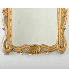 French 18th Century Gilt Painted Trumeau Mirror - 4215655