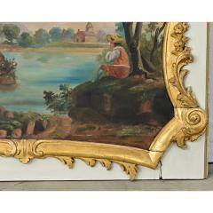 French 18th Century Giltwood Framed Landscape Painting - 4811907