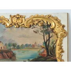French 18th Century Giltwood Framed Landscape Painting - 4811957