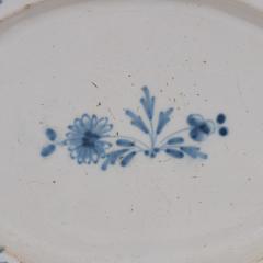 French 18th Century Glazed Earthenware Rouen Platter - 4115798