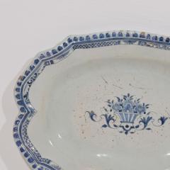 French 18th Century Glazed Earthenware Rouen Platter - 4116107