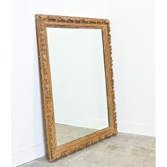 French 18th Century Hand Carved Frame with New Mirror Plate - 4596556