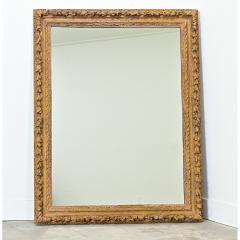 French 18th Century Hand Carved Frame with New Mirror Plate - 4596569