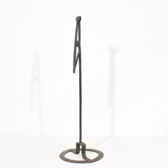 French 18th Century Hand Forged Iron Candleholder - 4113839