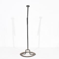 French 18th Century Hand Forged Iron Candleholder - 4113857