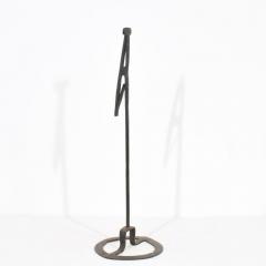 French 18th Century Hand Forged Iron Candleholder - 4113866