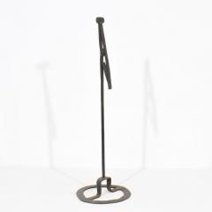 French 18th Century Hand Forged Iron Candleholder - 4113952