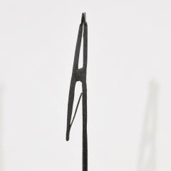 French 18th Century Hand Forged Iron Candleholder - 4114031