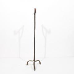 French 18th Century Hand Forged Iron Candleholder - 4114467