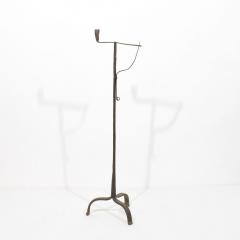 French 18th Century Hand Forged Iron Candleholder - 4114476