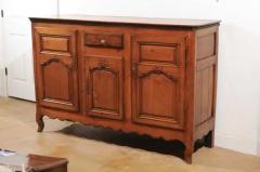 French 18th Century Louis XV Cherry Enfilade with Single Drawer and Three Doors - 3416887