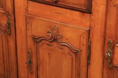 French 18th Century Louis XV Cherry Enfilade with Single Drawer and Three Doors - 3417052